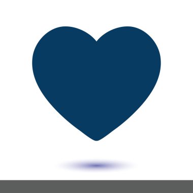 Sevgililer kalp simgesi. Aşk işareti. İçerik derecelendirme geliştirmek.