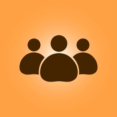 Takım iş simgesi. Ofis çalışanları ve iş takım.