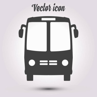 Otobüs simgesi. Lokomotif sembolü. Uluslararası Turizm trafik. Rahat Araçlar.