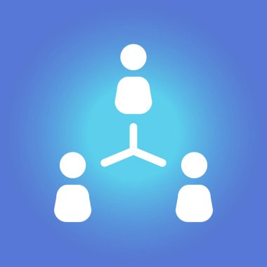 İletişim kavramı, vektör çizim basit simgesi