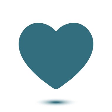 Sevgililer kalp simgesi. Aşk işareti. İçerik derecelendirme geliştirmek.