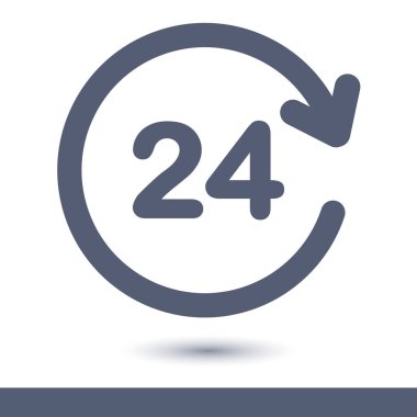 Saat saat etrafında bir gün simgesini açın..