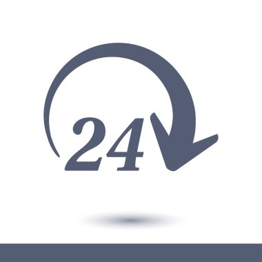 Saat saat etrafında bir gün simgesini açın. Rozet-saat çalışma süresi.