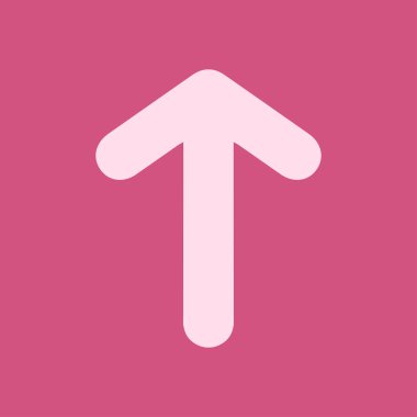 Ok simgesi. Kara navigasyonu için işaretçi yönünü.