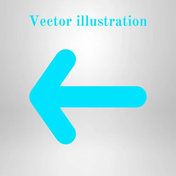 Icono Flecha Dirección Del Puntero Para Navegación Terrestre — Vector de stock