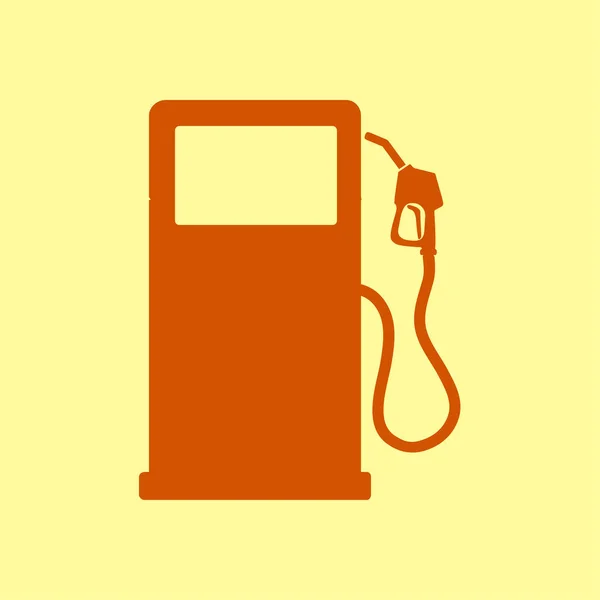 ガソリン ポンプのノズルのベクター画像のシンプルなアイコン — ストックベクタ