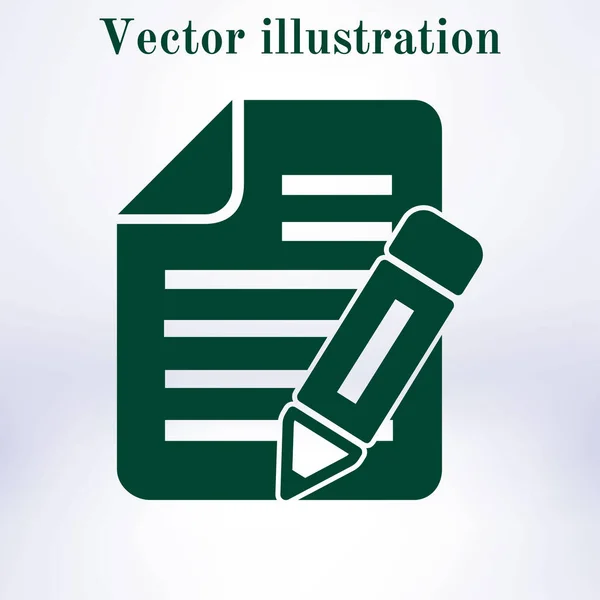 Kérelmet Töltse Dokumentumokat Adatok Írásához Dokumentumba — Stock Vector