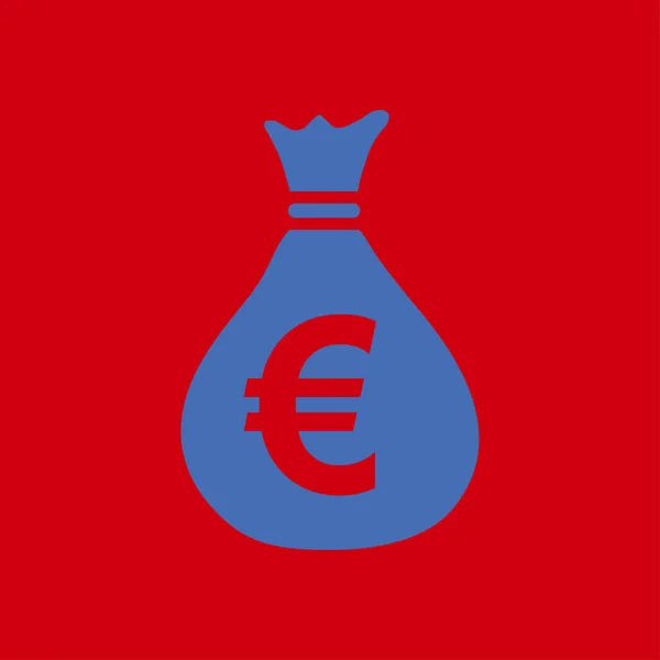 Icono Abstracto Moneda Color Tema Bancario — Vector de stock