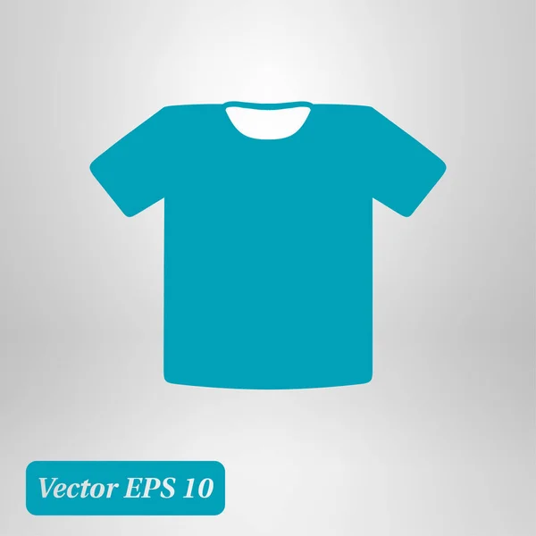 Icono Signo Camiseta Símbolo Ropa Estilo Diseño Plano — Vector de stock