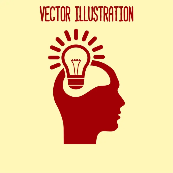 Ideias Criativas Conceito Lâmpada Ícone Ideias — Vetor de Stock