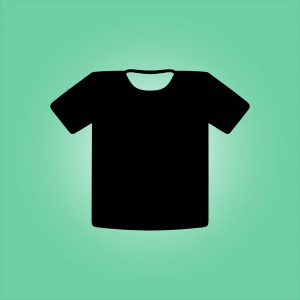 Icono Signo Camiseta Símbolo Ropa Estilo Diseño Plano — Vector de stock