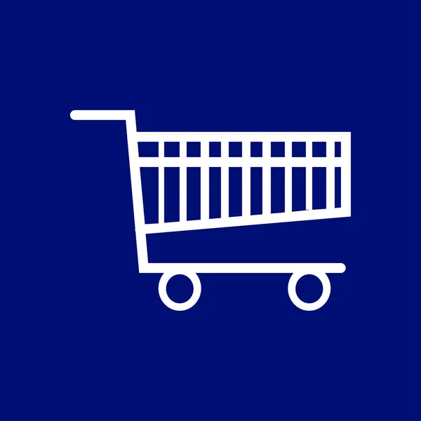 Icono Plano Carta Compras Añadir Producto Carrito — Vector de stock