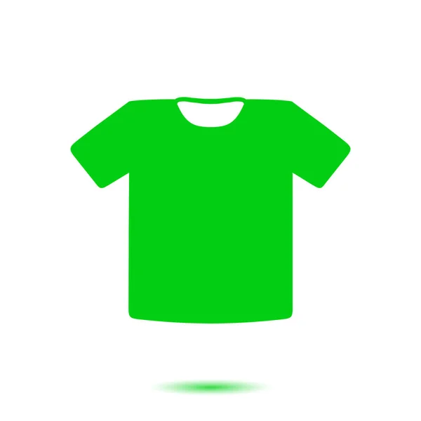 Shirt Teken Pictogram Kleding Symbool Platte Ontwerpstijl — Stockvector