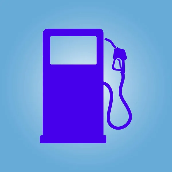 Ícone Simples Bico Bomba Gasolina Ilustração Vetorial — Vetor de Stock