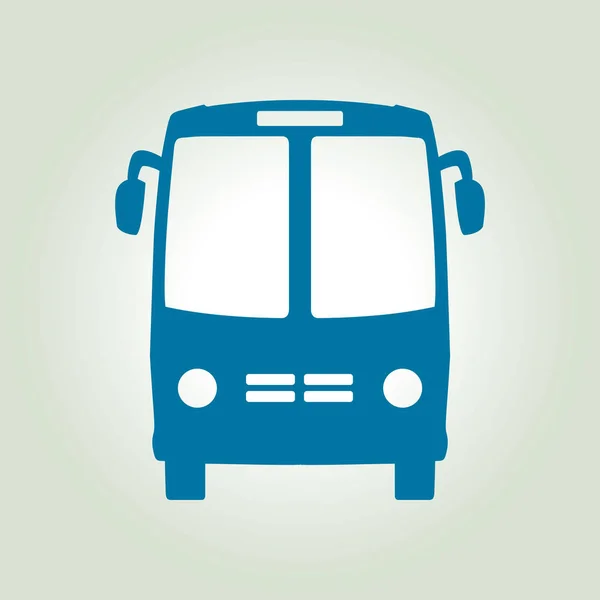 Bus Pictogram Bustrade Symbool Internationaal Toeristisch Verkeer Comfortabele Voertuigen — Stockvector