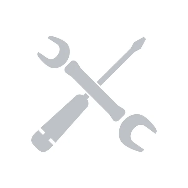 Repair Icon Service Symbol Tools Singn Flat Design Style — Stock Vector