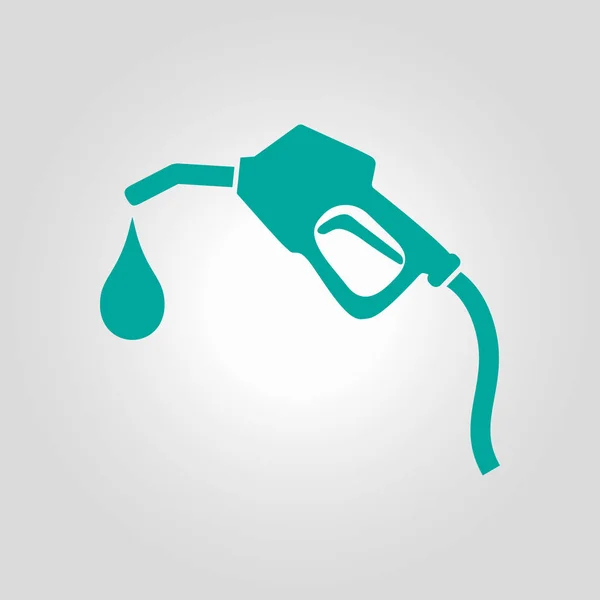 Simple Icon Gasoline Pump Nozzle Vector Illustration — Stock Vector