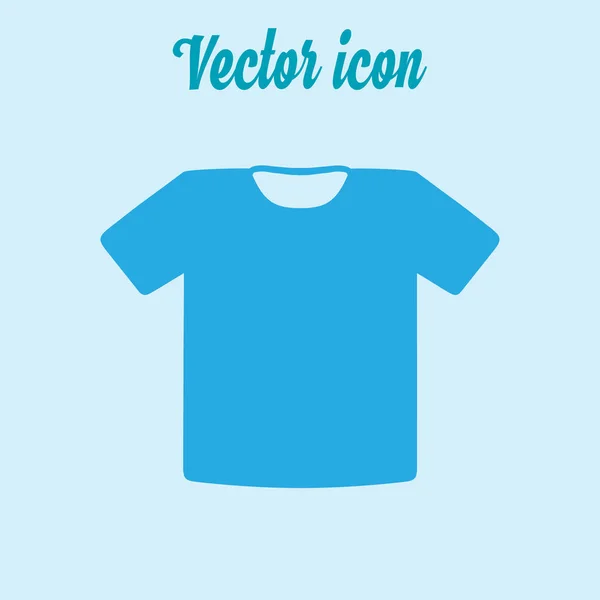 Ícone Sinal Shirt Símbolo Roupa Estilo Design Plano — Vetor de Stock