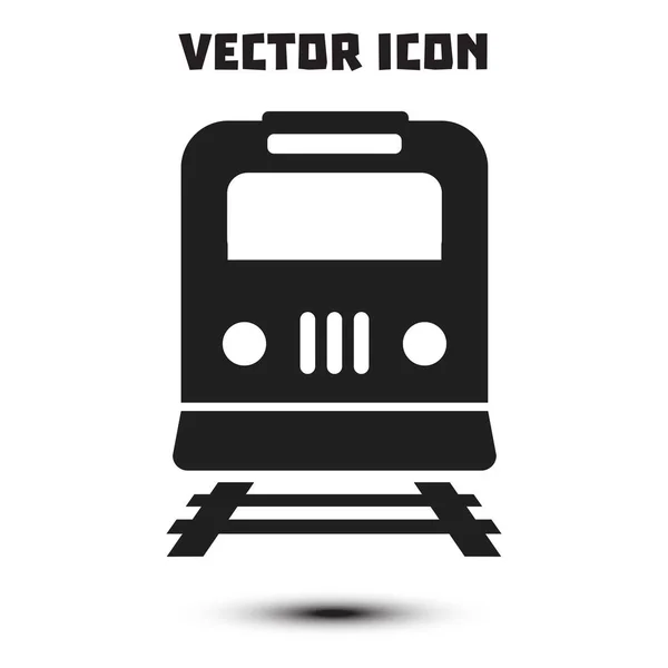 Tog Ikon Metro Symbol Stasjonsskilt – stockvektor