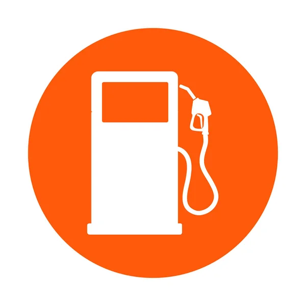 Einfaches Symbol Der Benzinpumpendüse Vektorabbildung — Stockvektor
