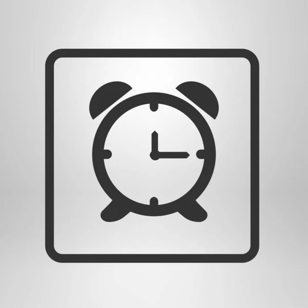 Horario Atención Día Cara Reloj Estilo Diseño Plano — Archivo Imágenes Vectoriales