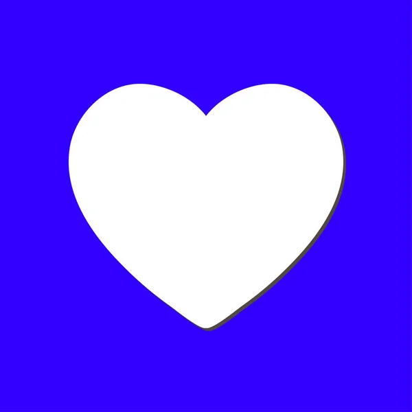 Symbole Coeur Saint Valentin Signe Amour Améliorer Note Contenu — Image vectorielle