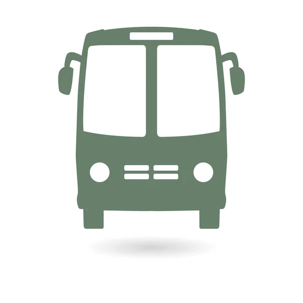 Bus Pictogram Bustrade Symbool Internationaal Toeristisch Verkeer Comfortabele Voertuigen — Stockvector