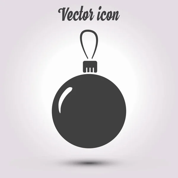 Ícone Bolas Natal Decoração Ano Novo Todos Para Celebrar Ano — Vetor de Stock