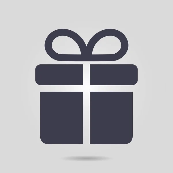 Geschenk Box Pictogram Dit Moment Een Persoonlijke Aanbieding Geschenkverpakking — Stockvector