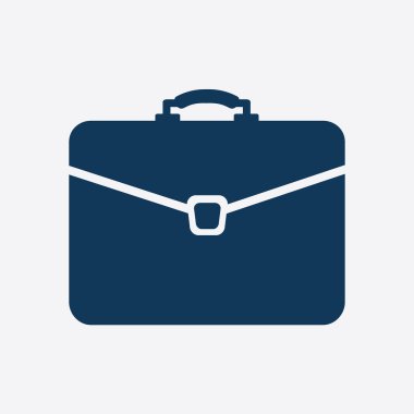 Evrak çantası ikonu, vektör illüstrasyonu. düz tasarım biçimi. 