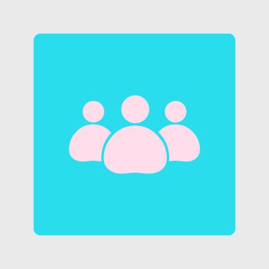 Takım iş simgesi. Ofis çalışanları ve iş takım.