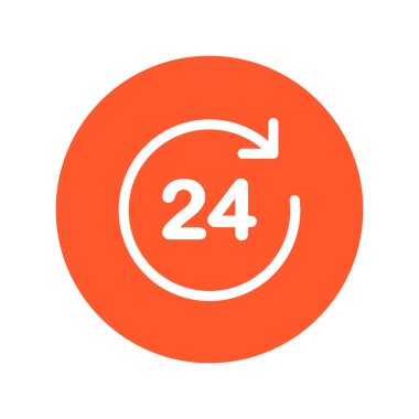 Saat saat etrafında bir gün simgesini açın..