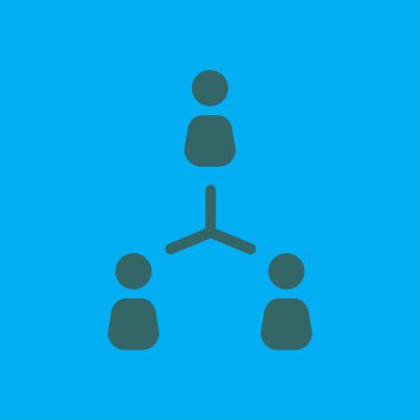 İletişim kavramı, vektör çizim basit simgesi