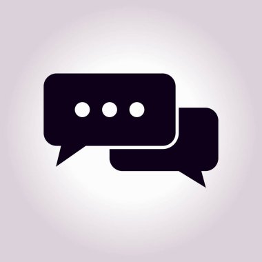 İletişim vektör çizim simgesi. Düz tasarım stili.