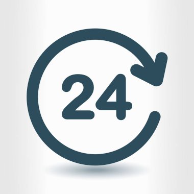 Saat saat etrafında bir gün simgesini açın..