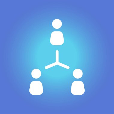 İletişim kavramı, vektör çizim basit simgesi