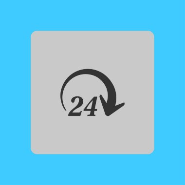 Saat saat etrafında bir gün simgesini açın. Rozet-saat çalışma süresi.