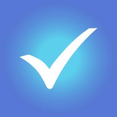 Basit işaretleme simgesi, vektör illüstrasyonu