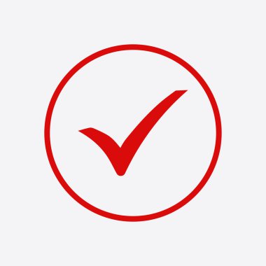 Evet işareti sembolü.