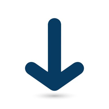 Ok simgesi. Kara navigasyonu için işaretçi yönünü.