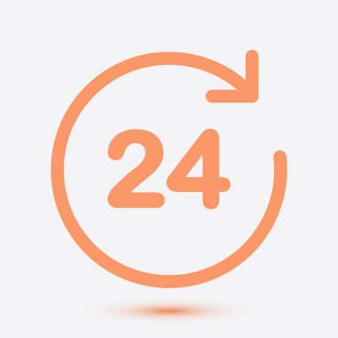 Saat saat etrafında bir gün simgesini açın..