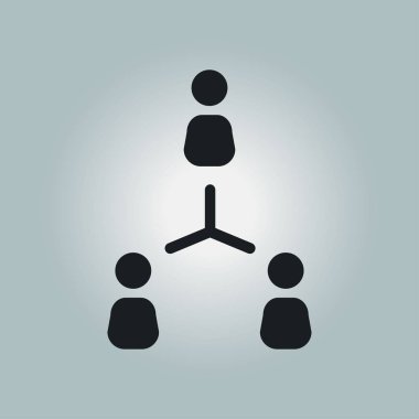 İletişim kavramı, vektör çizim basit simgesi