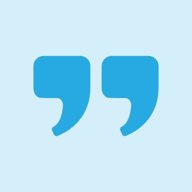 Konuşma simgesini. İletişim sembolü. Sohbet alıntı işareti.