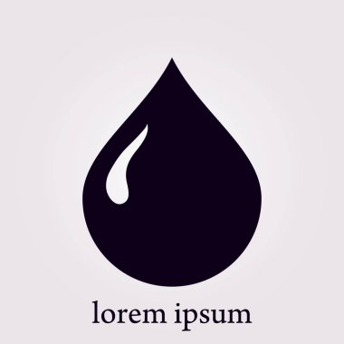 Petrol karakter. Petrol simgesi. Kan bağışı. Düz stil.