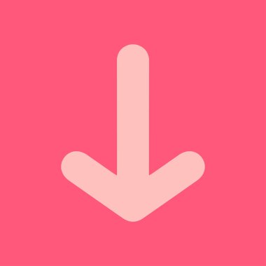 Ok simgesi. Kara navigasyonu için işaretçi yönünü.