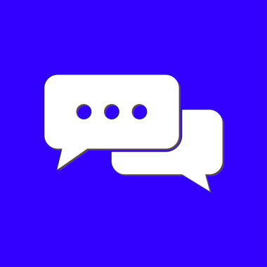 İletişim vektör çizim simgesi. Düz tasarım stili.