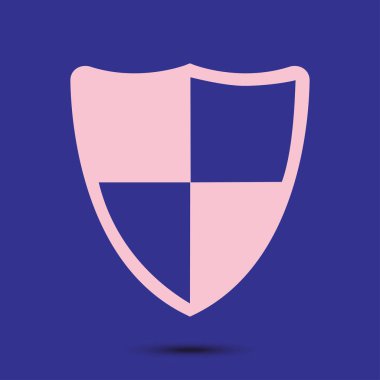 Kalkan kutsal kişilerin resmi. Koruma kavramı. Algılamak ve bilgisayar virüsleri yok etmek için tasarlanmış yazılım.