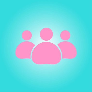 Takım iş simgesi. Ofis çalışanları ve iş takım.