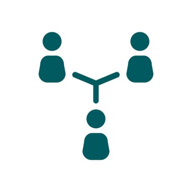 İletişim kavramı, vektör çizim basit simgesi