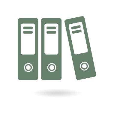 Evrak ve belgeler Office klasörler. Arşiv klasör simgesi. 